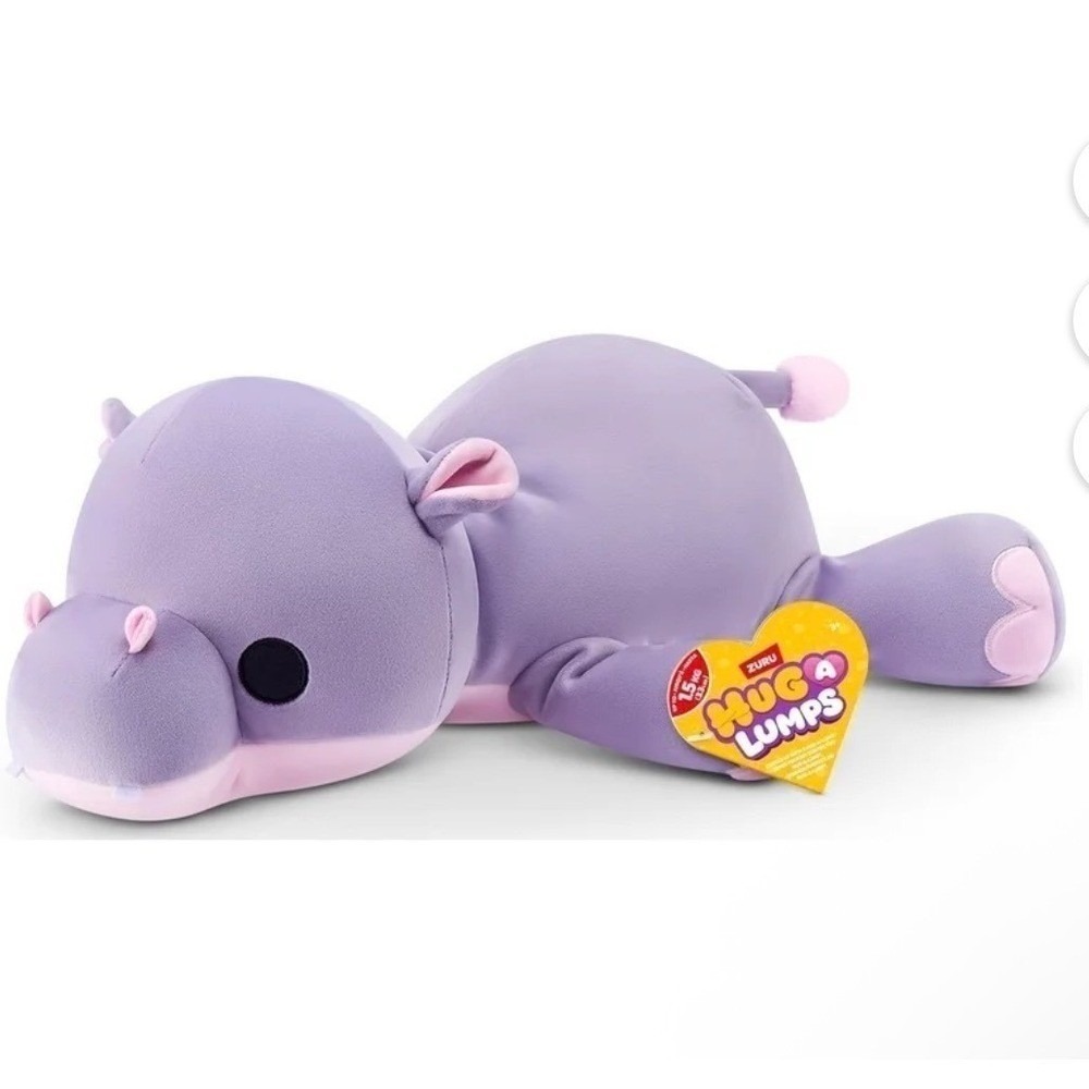 Hug-A-Lumps Hippo Harley Weighted Plush 3.3lbs approx.